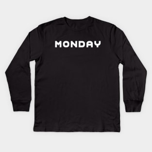 MONDAY T-SHIRT mug coffe mug stickers Kids Long Sleeve T-Shirt